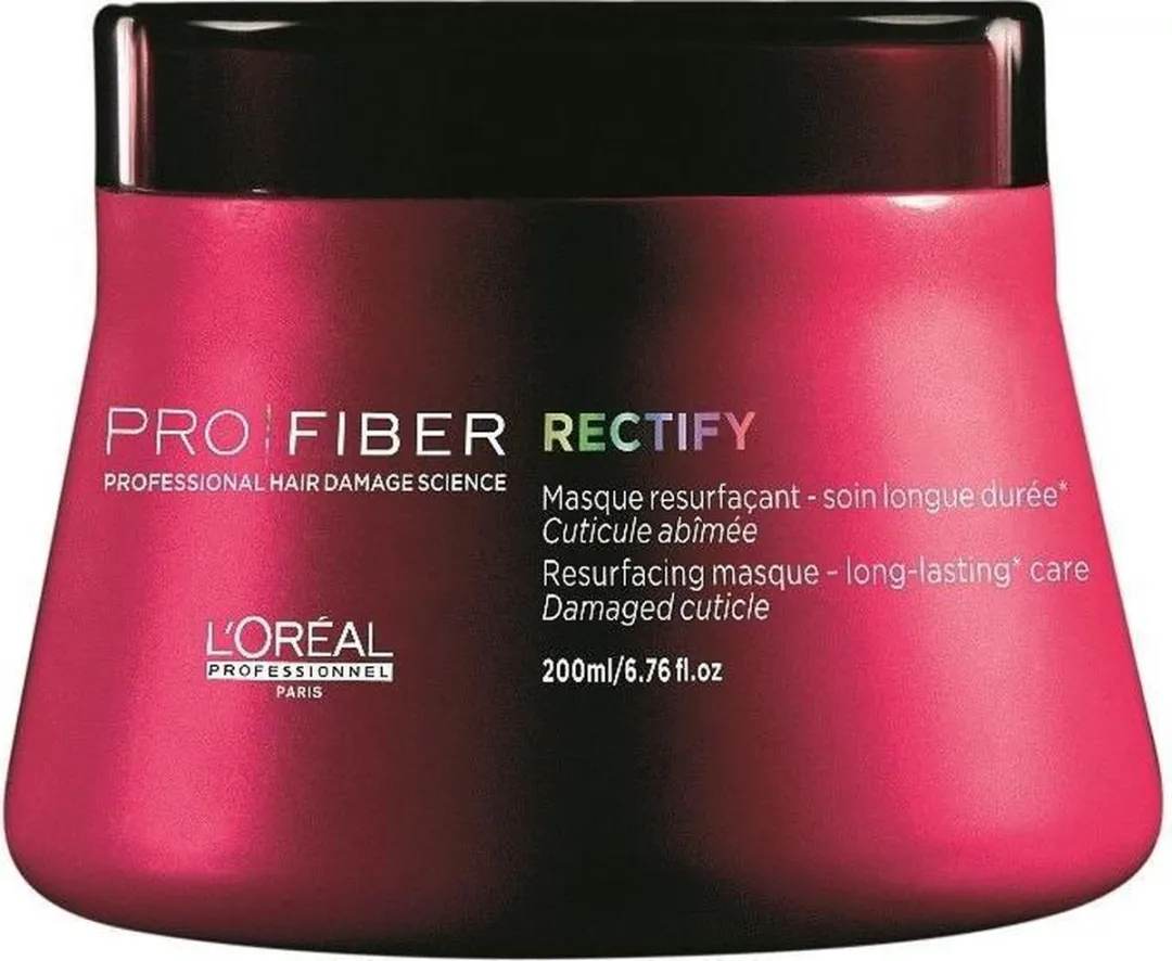 L'Oréal Paris PRO FIBER RECTIFY Mask 200ml - Rood/Zwart