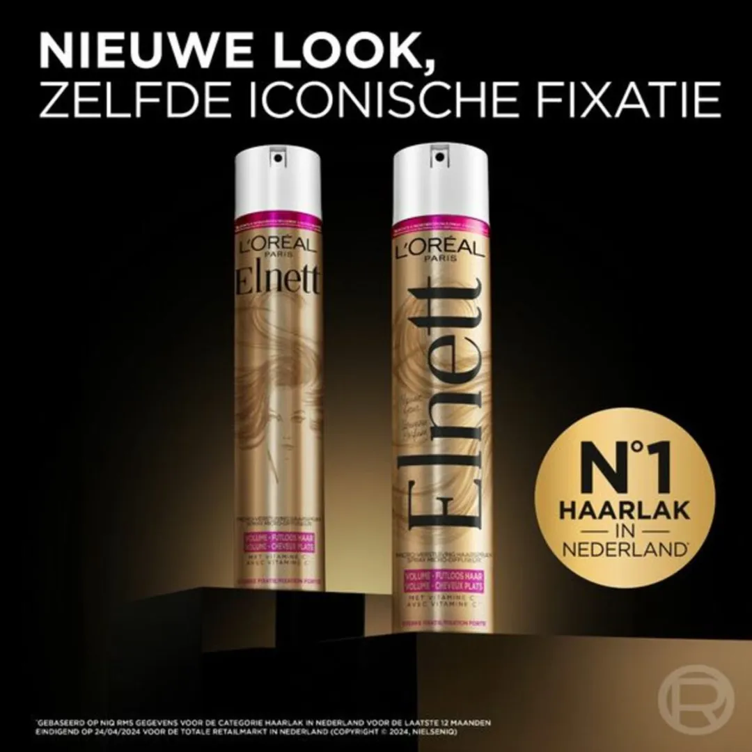 L'Oréal Elnett Satin Volume Haarspray Extra Sterk - 3x200ml