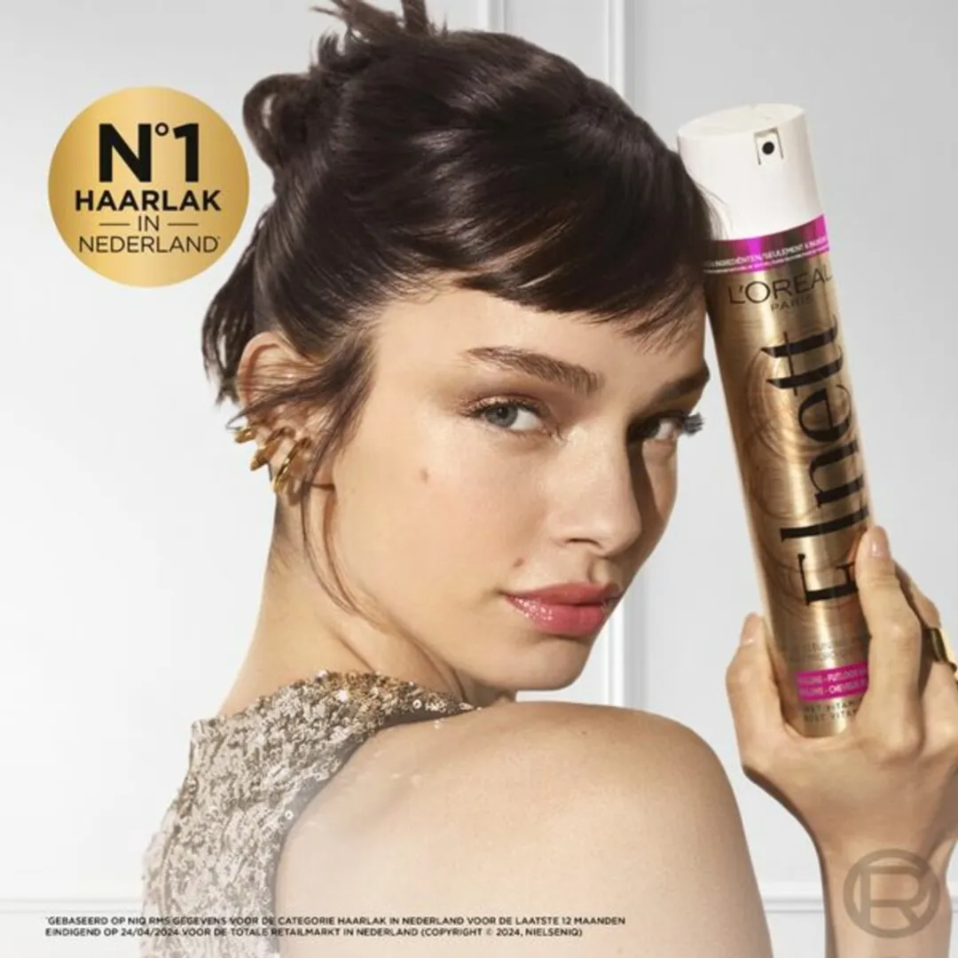 L'Oréal Elnett Satin Volume Haarspray Extra Sterk - 3x200ml