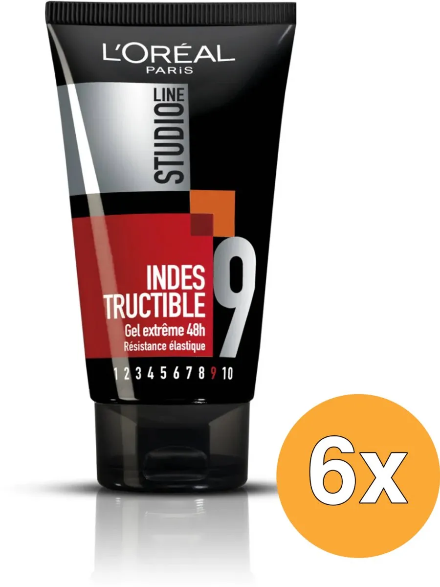 L'Oréal Paris Studio Line Indestructible 48H Extreme Gel 6x150ml