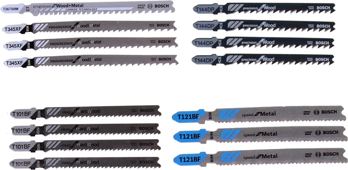 Bosch Multi Material-pack 15-delig - 15 Stuks
