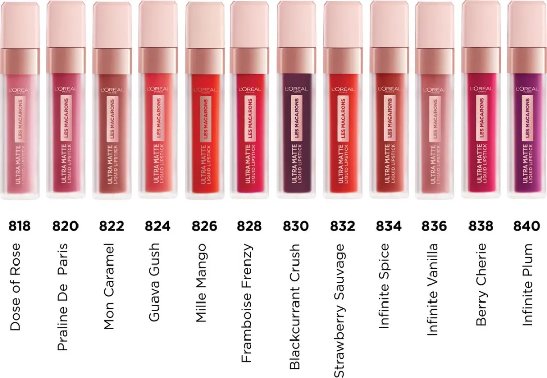 L'Oréal Paris Les Macarons Matte Lipstick 834 Infinite Spice - 6,7 ml