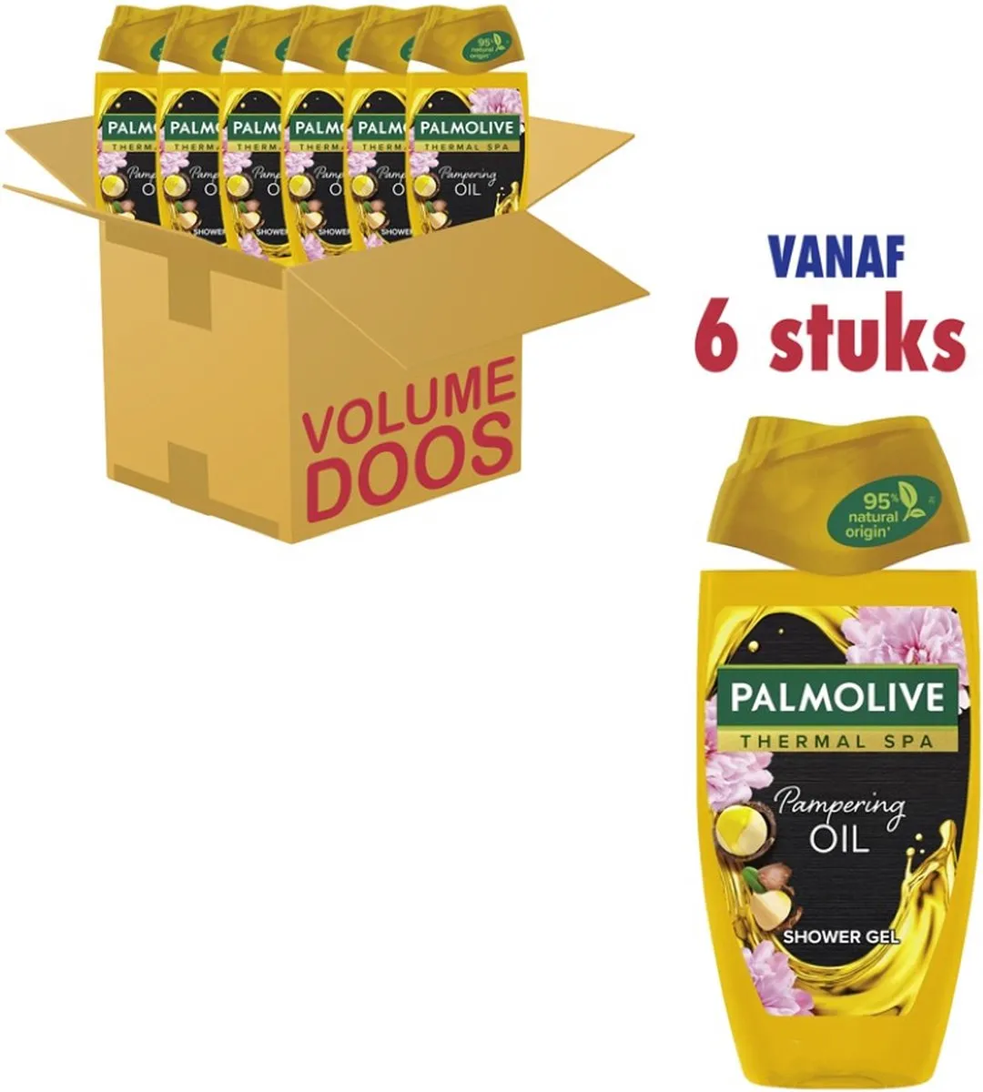 Palmolive Thermal Spa Douchegel Pampering Oil - 6x250ml
