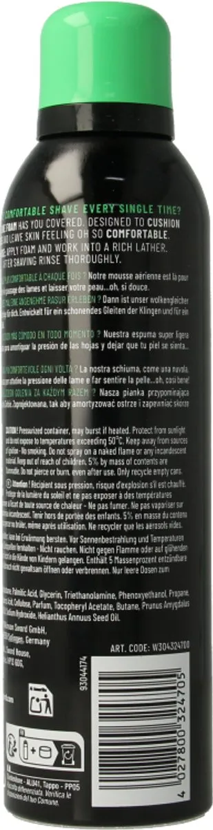 Wilkinson Sensitive Shave Foam 200ml