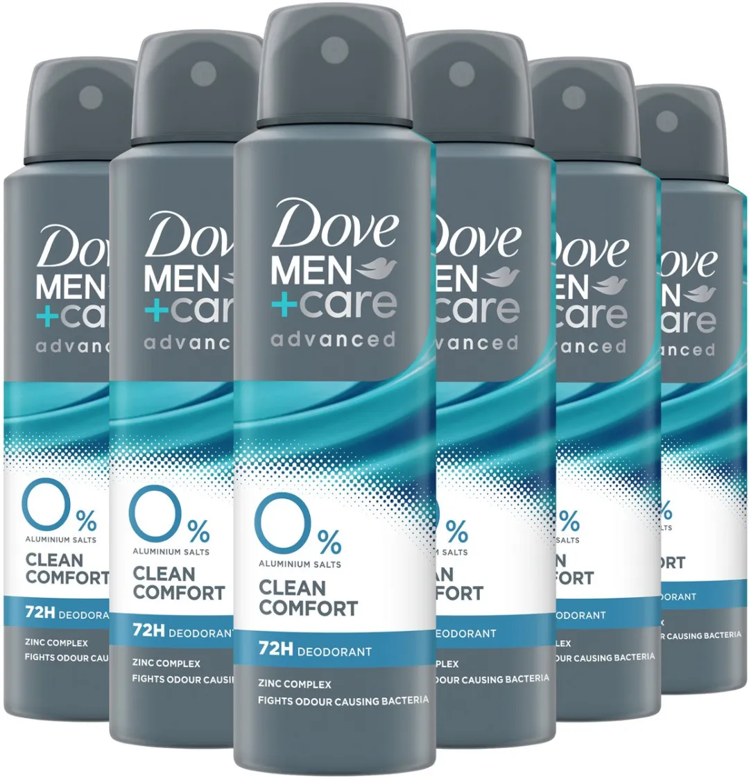 Dove Men+Care Advanced Deodorant Spray 150ml - 6 Stuks