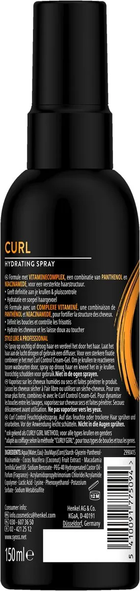 Syoss Curl Haarmousse 1500ml - 6x250ml