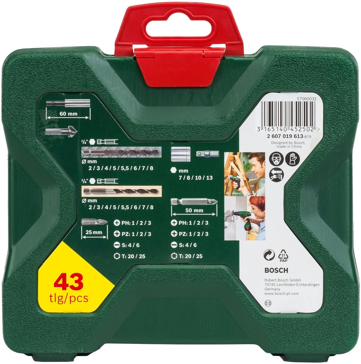 Bosch X-Line Borenset 43-delig - HSS Metaal & Houtboren