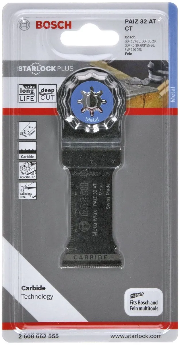 Bosch OMT AC PAIZ 32 AT Multitoolaccessoire - Metaal - Oscillerend