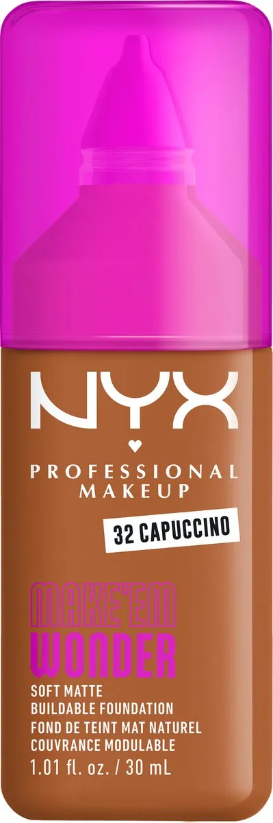 NYX Make 'EM Wonder Foundation 32 Capuccino - 30ml