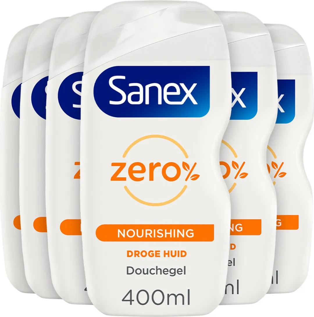 Sanex Zero% Nourishing Douchegel 6x400ml - afbeelding 6 van 6