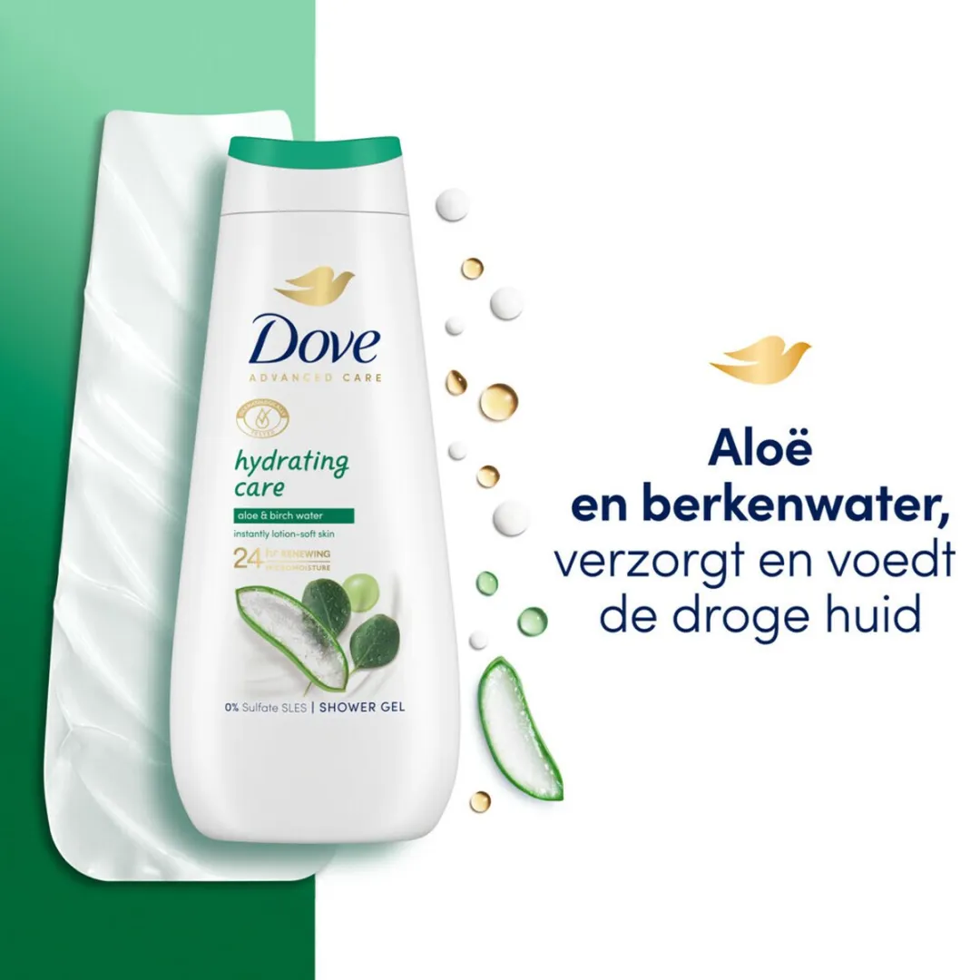 Dove Douchecrème Hydrating Care 400ml - afbeelding 6 van 6