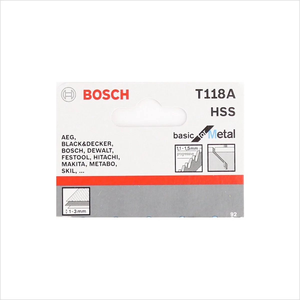 Bosch Decoupeerzaagblad T 118 A - 5 Stuks