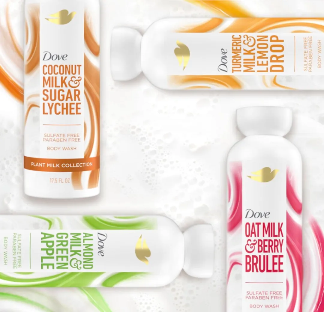 Dove Plant Milk Douchegel Kokos & Lychee 517ml - Sulfaatvrij
