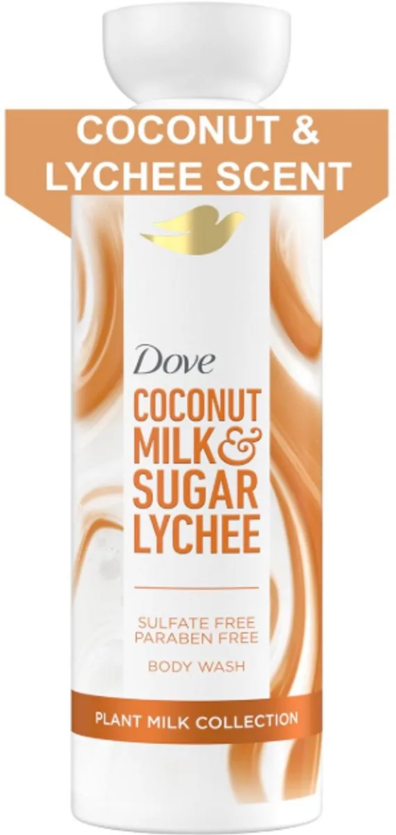 Dove Plant Milk Douchegel Kokos & Lychee 517ml