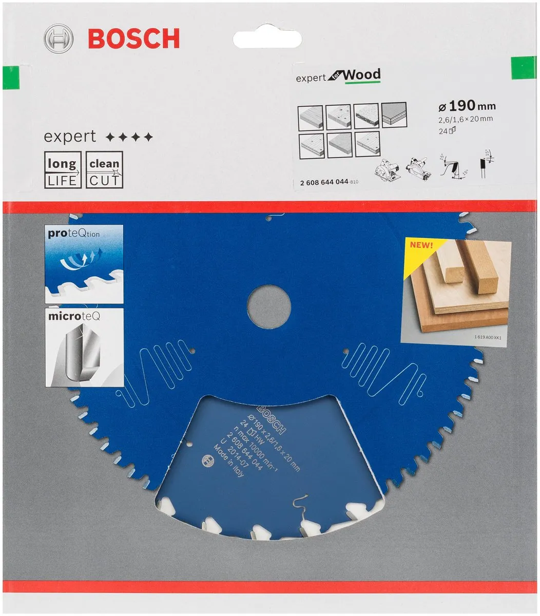 Bosch Expert for Wood Cirkelzaagblad 180x30x2.6/1.6mm - 48 Tanden