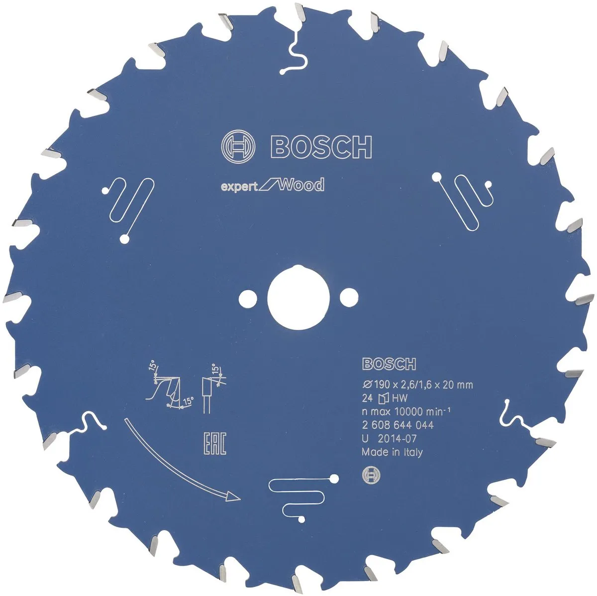 Bosch Expert for Wood Cirkelzaagblad 180x30x2.6/1.6mm