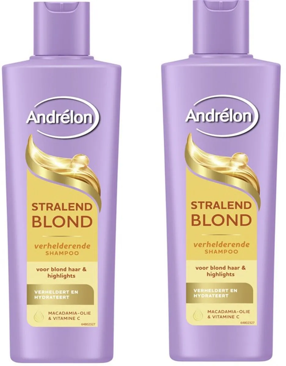 Andrélon Shampoo Stralend Blond 2x250ml