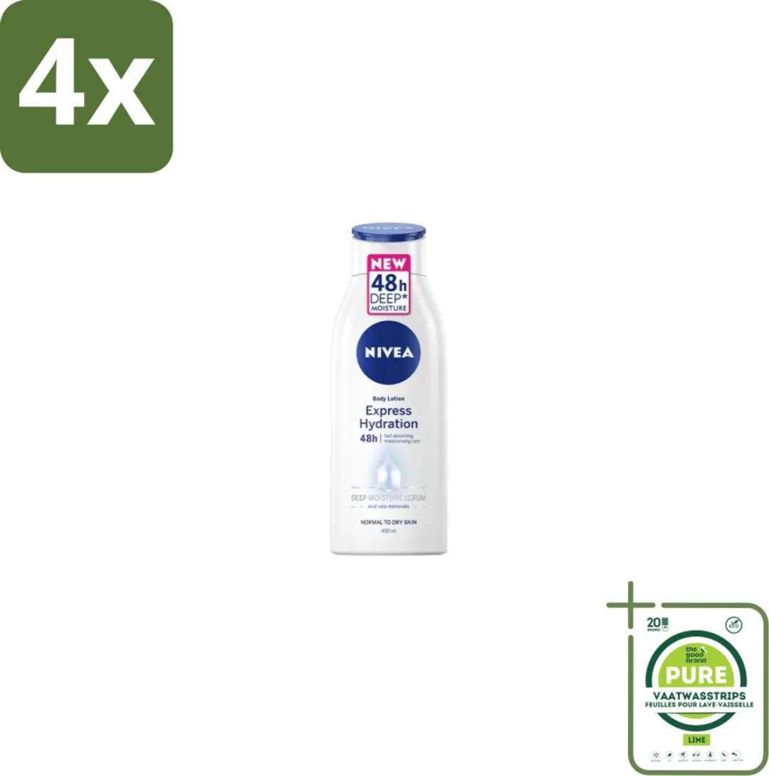 NIVEA Express Hydration 48H Bodylotion 1600ml