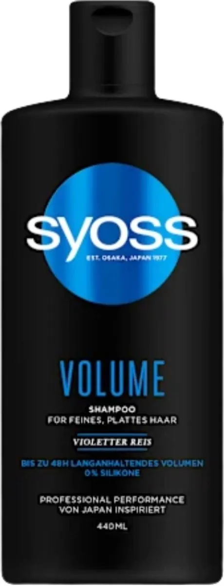 Syoss – Shampoo – Volume – 440 ml - Voordeelverpakking - 24 stuks - Volume shampoo - Fijn haar
