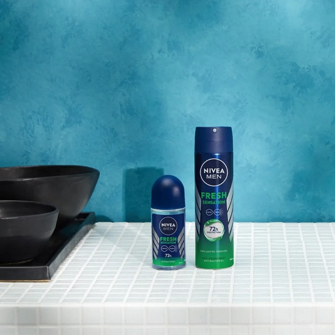 NIVEA MEN Fresh Sensation Anti-Transpirant Deo Roller 300ml - 6x50ml - afbeelding 6 van 6
