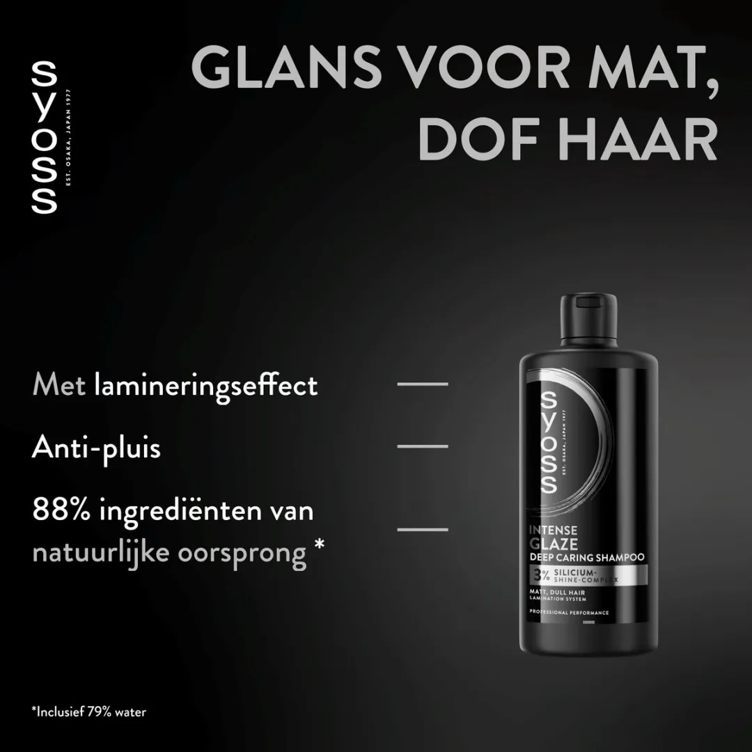 SYOSS Glaze Shampoo - 6x440ml