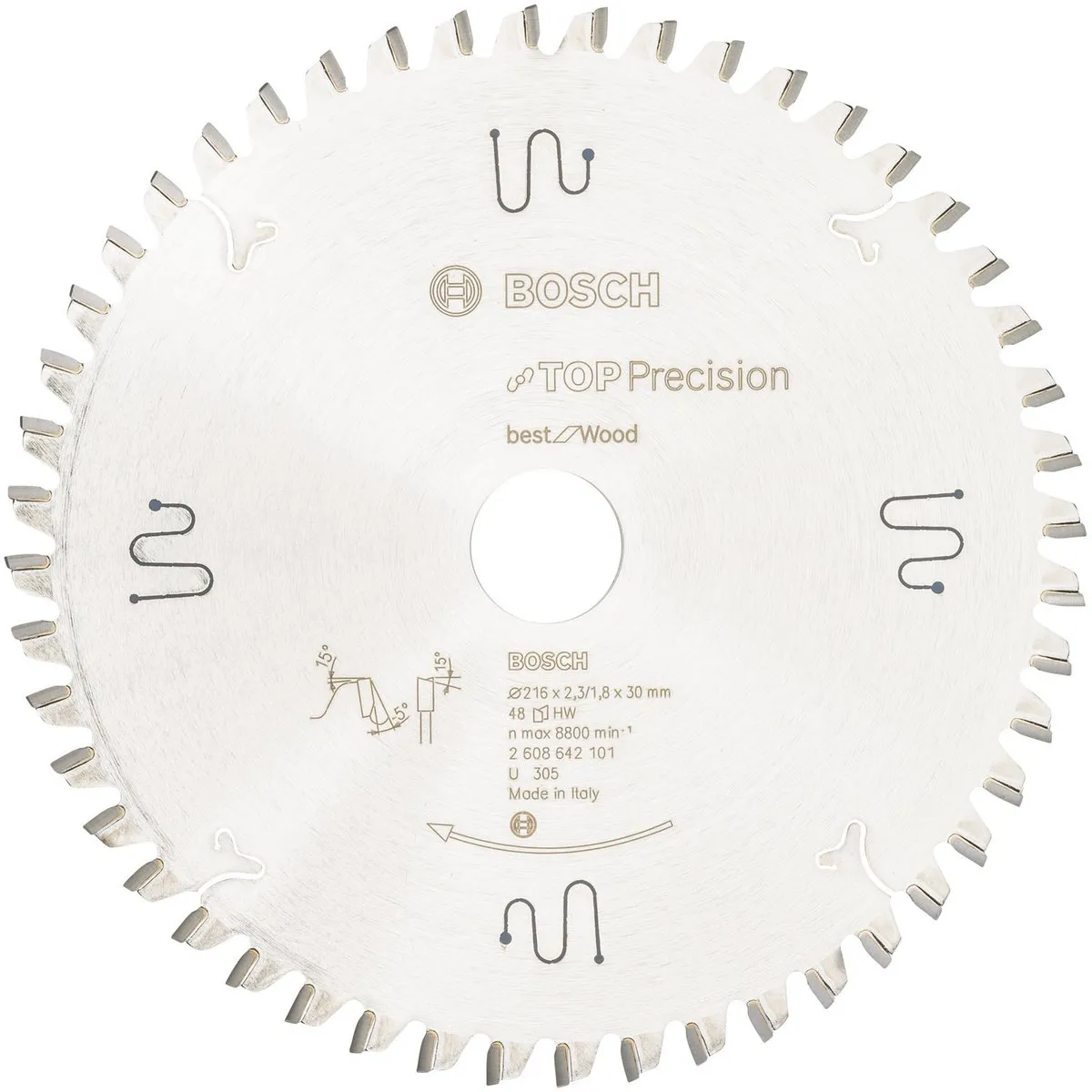 Bosch Professional Cirkelzaagblad TOP WOOD 216mm