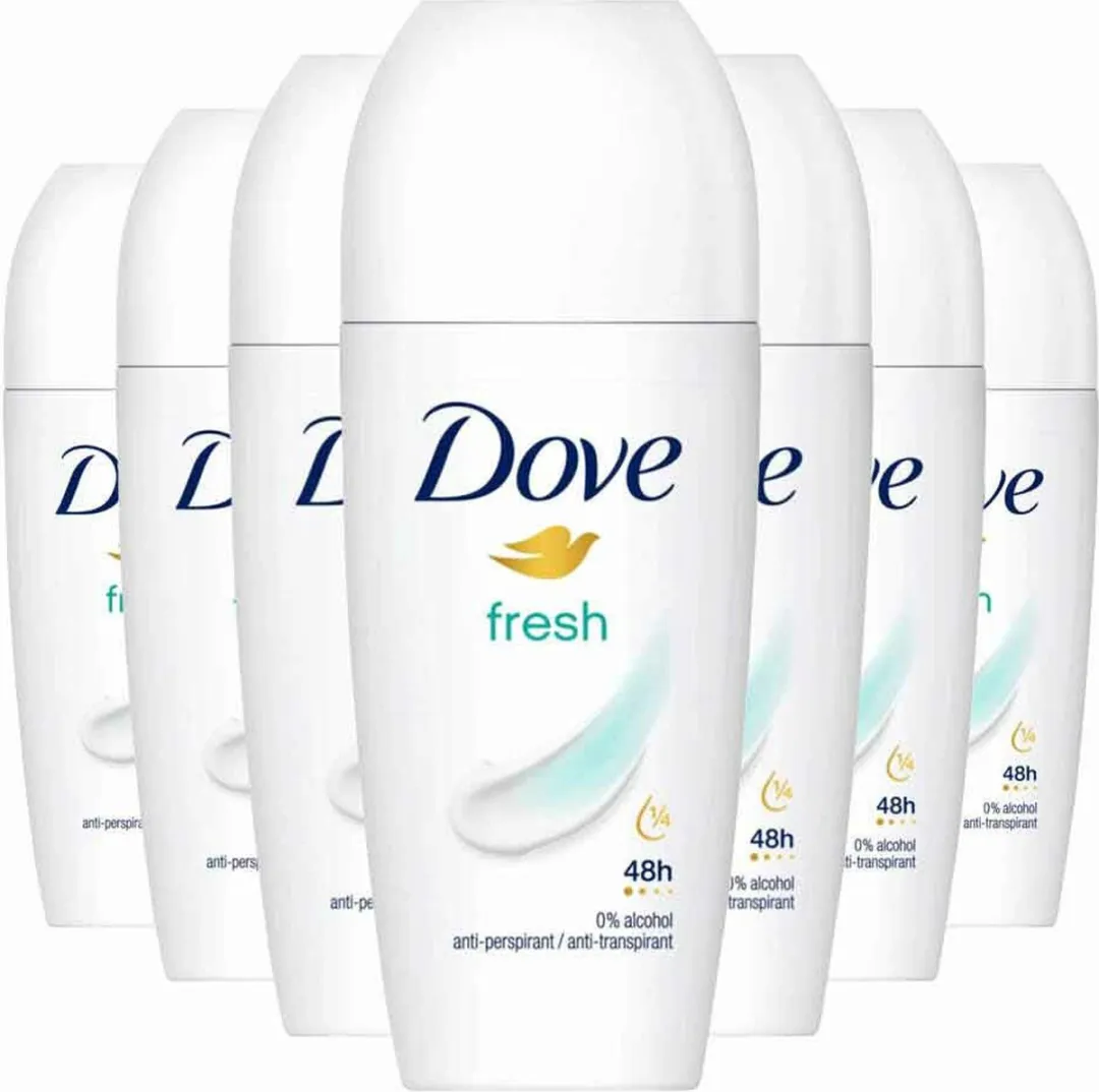 Dove Fresh Deo Roller - 6x50ml