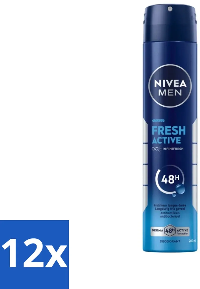 NIVEA MEN Deo Spray Fresh Active 200ml