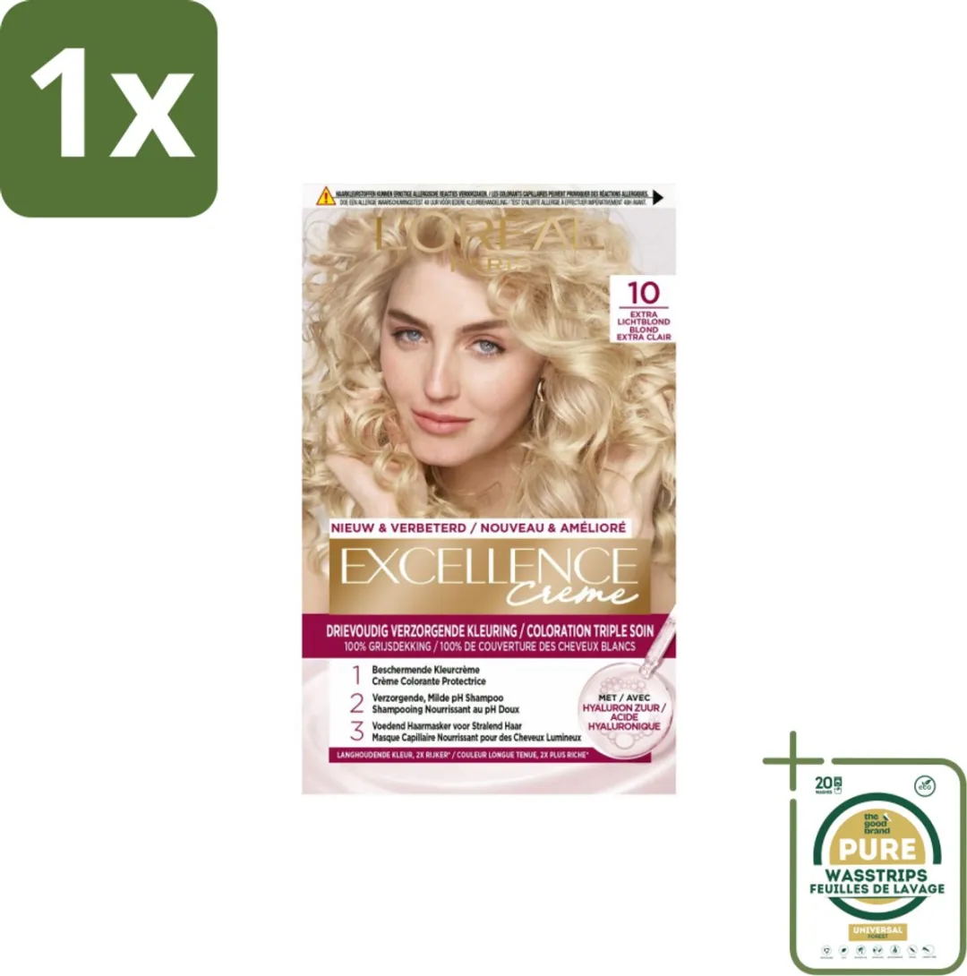 L'Oréal Paris Excellence Crème 10 Extra Lichtblond Haarverf