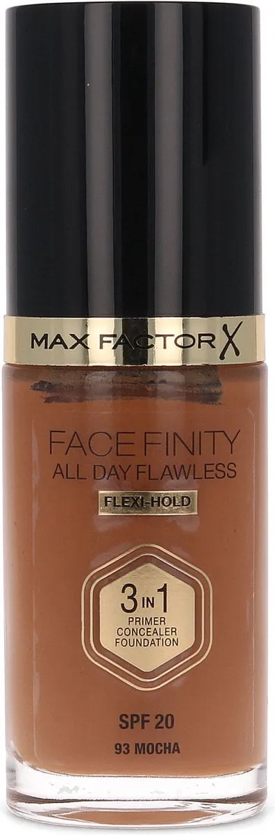 Max Factor Facefinity 3-in-1 Flexi Hold Foundation 93 Mocha