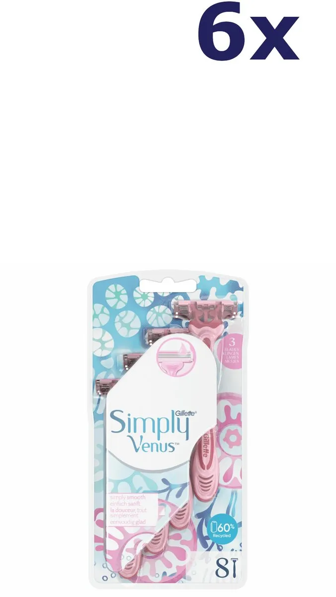 Gillette Venus Simply Venus Wegwerpmesjes