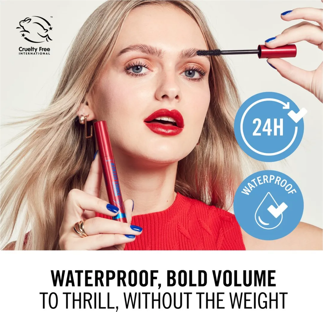 Rimmel London Wonder'Volume Thrillseeker Waterproof Mascara 001 - Zwart