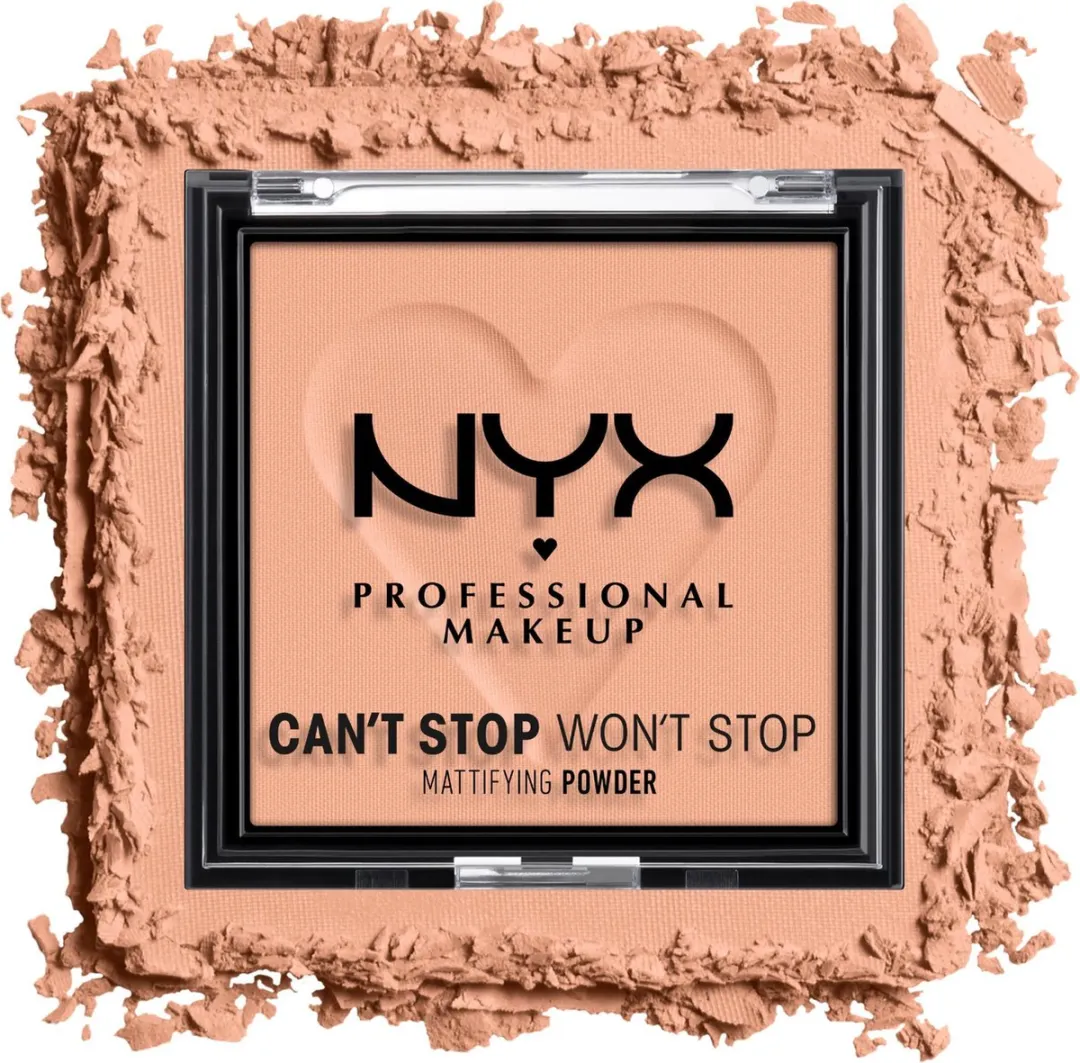 NYX Can't Stop Won't Stop Mattifying Powder - Brightening Peach 6ml