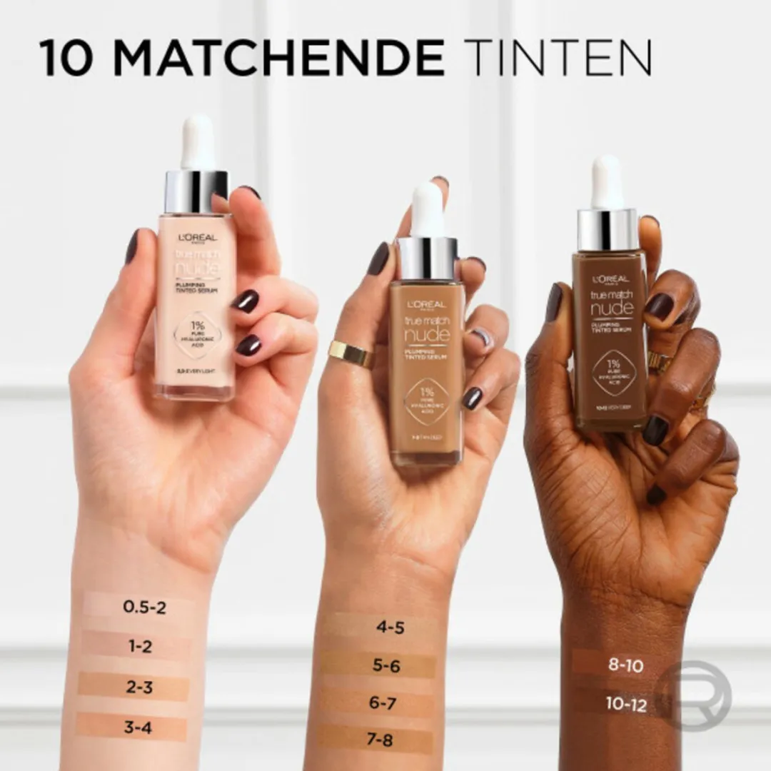 L'Oréal True Match Getint Serum 7-8 Tan Deep 30ml - 3 Stuks