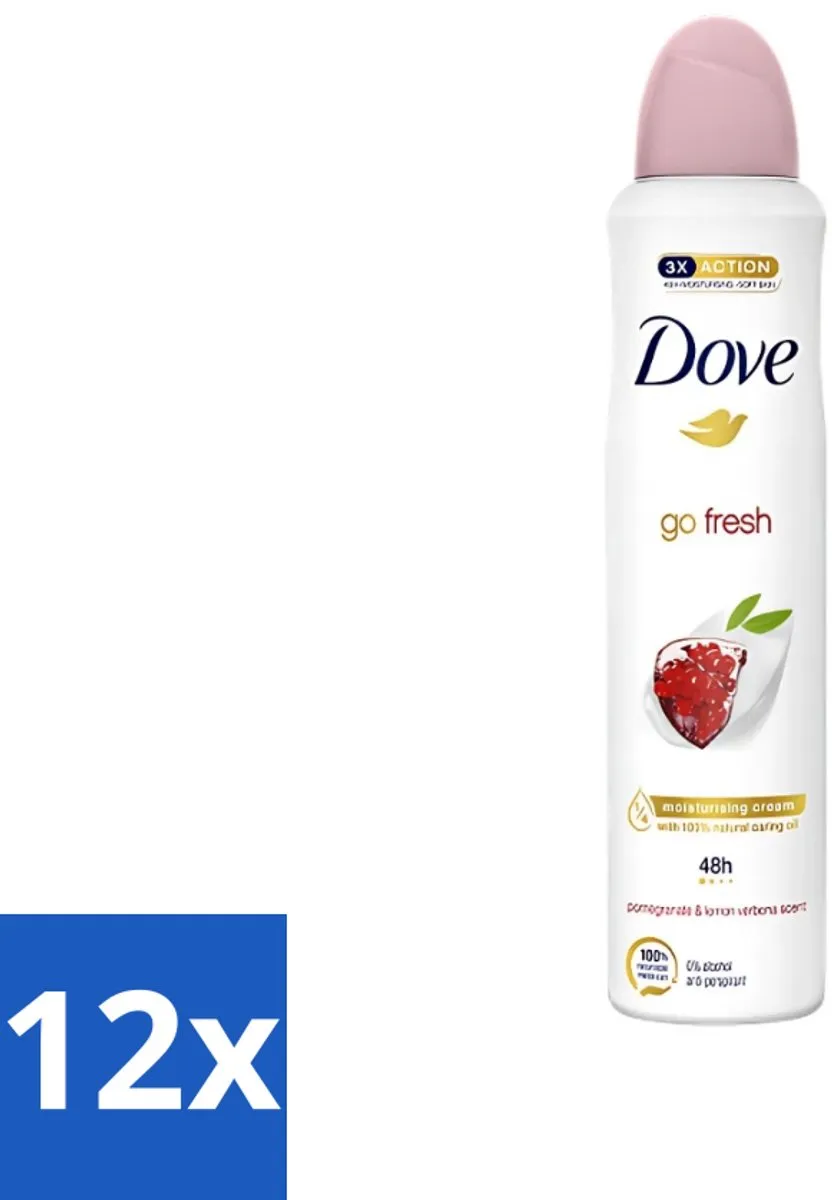 Dove Deodorant Spray Go Fresh Granaatappel 250ml
