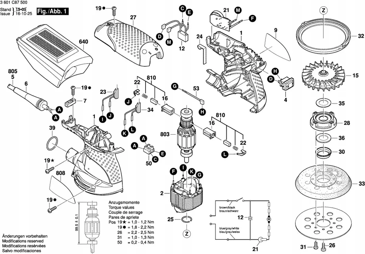 Bosch Stofopvangbak GEX 125-1 AE - Transparant - afbeelding 2 van 2