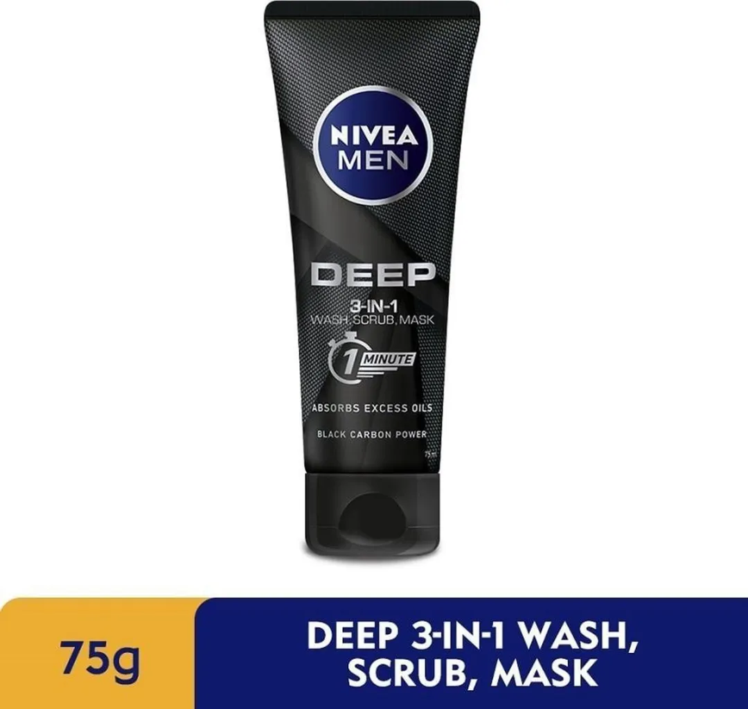NIVEA MEN Masque Visage Deep Charbon Noir 75ml