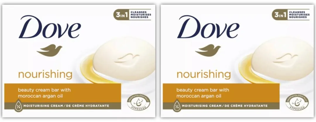 Dove Cream Oil Zeep Arganolie 2x90ml