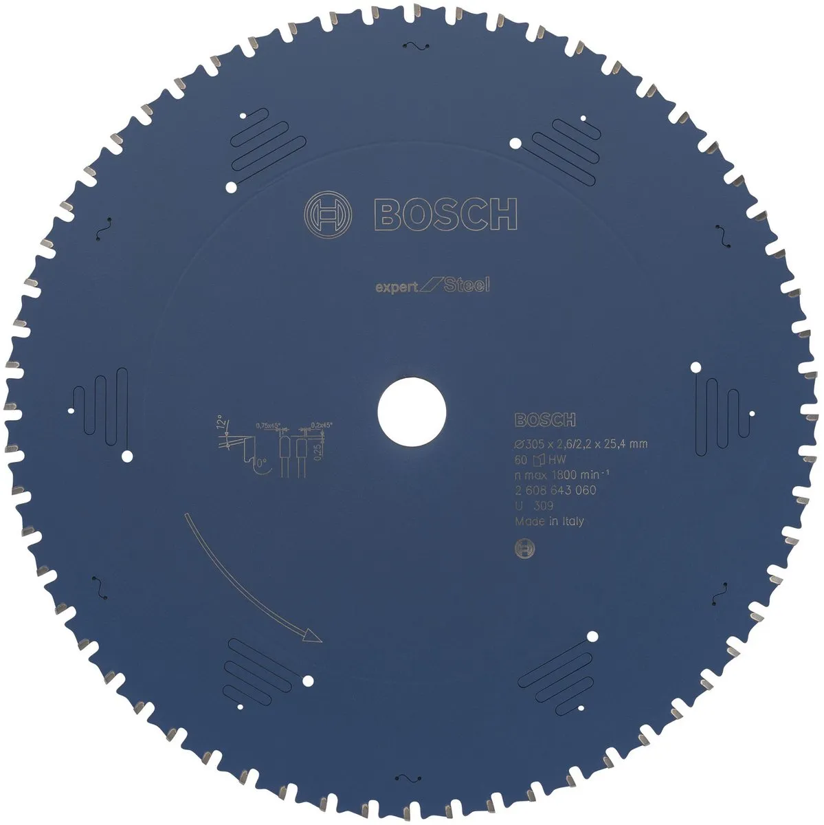 Bosch Professional Cirkelzaagblad Expert for Steel 305mm