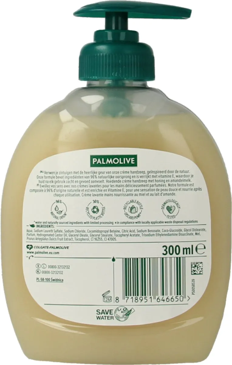 Palmolive Handzeep Melk & Honing 300ml