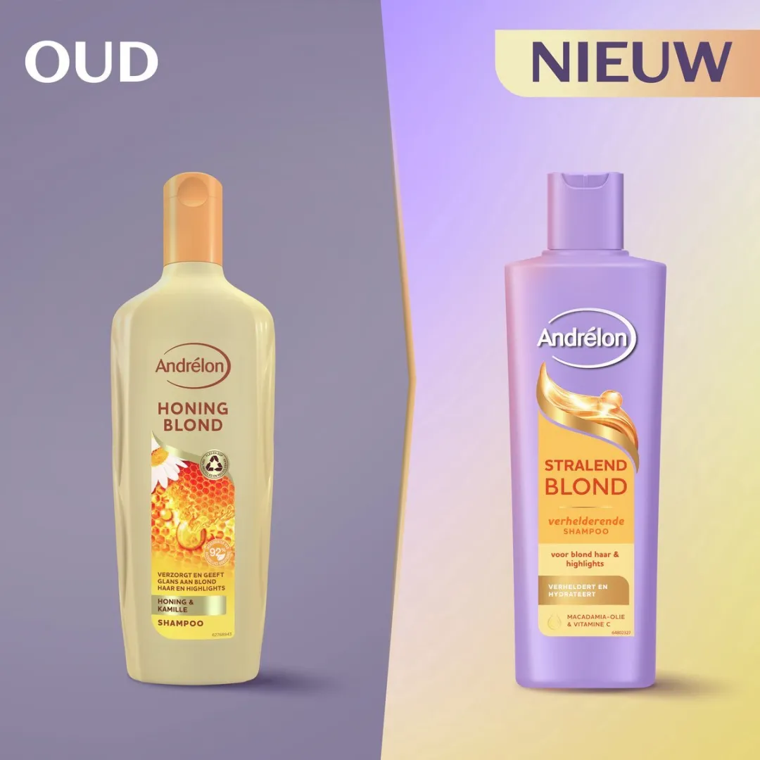 Andrélon Stralend Blond Shampoo 250ml - 7 Stuks