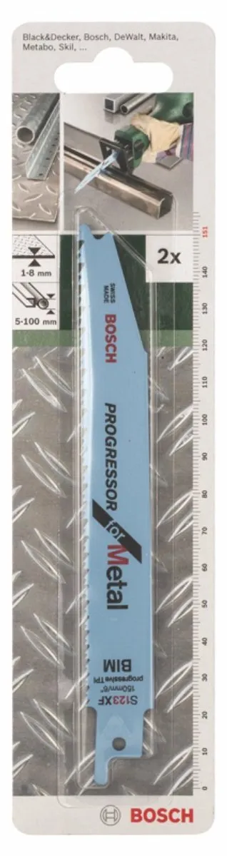 Bosch Reciprozaagblad S 123 XF Progressor for Metal - Metaal