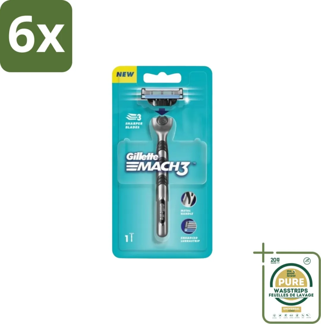 Gillette Mach3 Houder + 1 Mesje