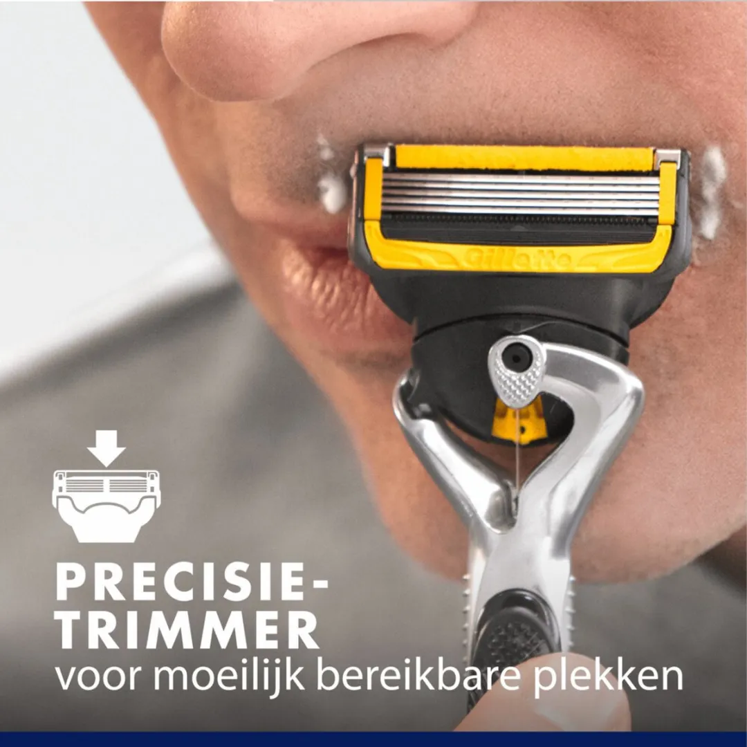 Gillette ProShield Scheermes - 5 Bladen - 2 Stuks - Geel