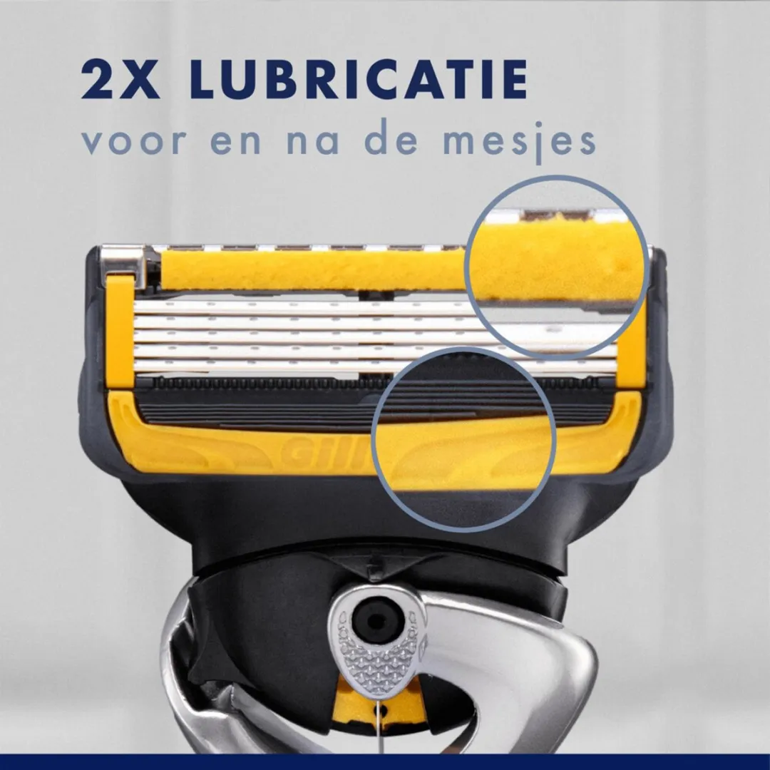 Gillette ProShield Scheermes - 5 Bladen - 2 Stuks - Geel