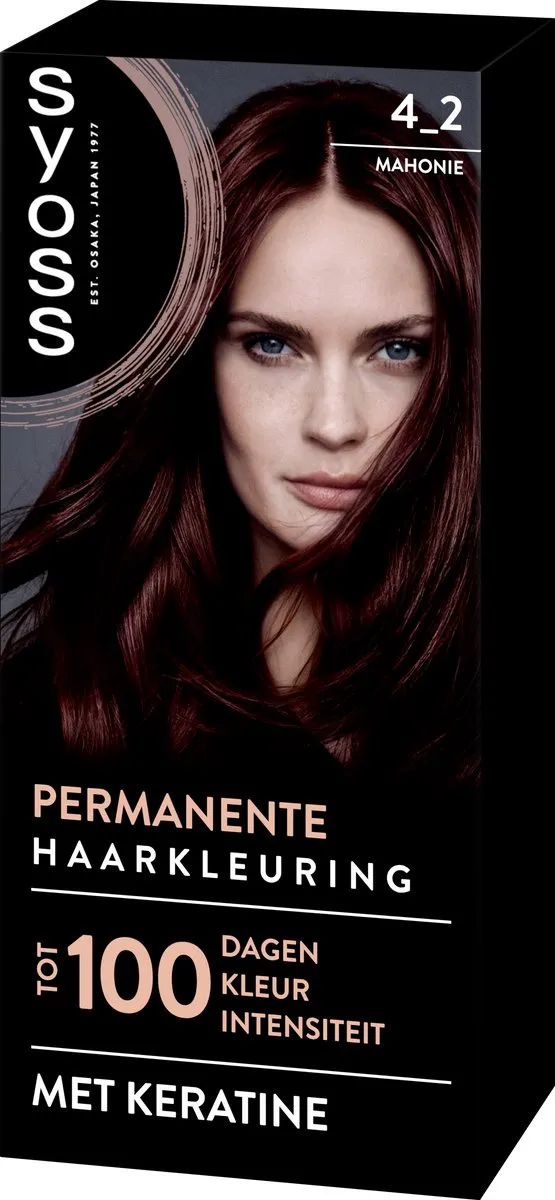 SYOSS Permanent Haarkleuring 4-2 Mahonie 115ml