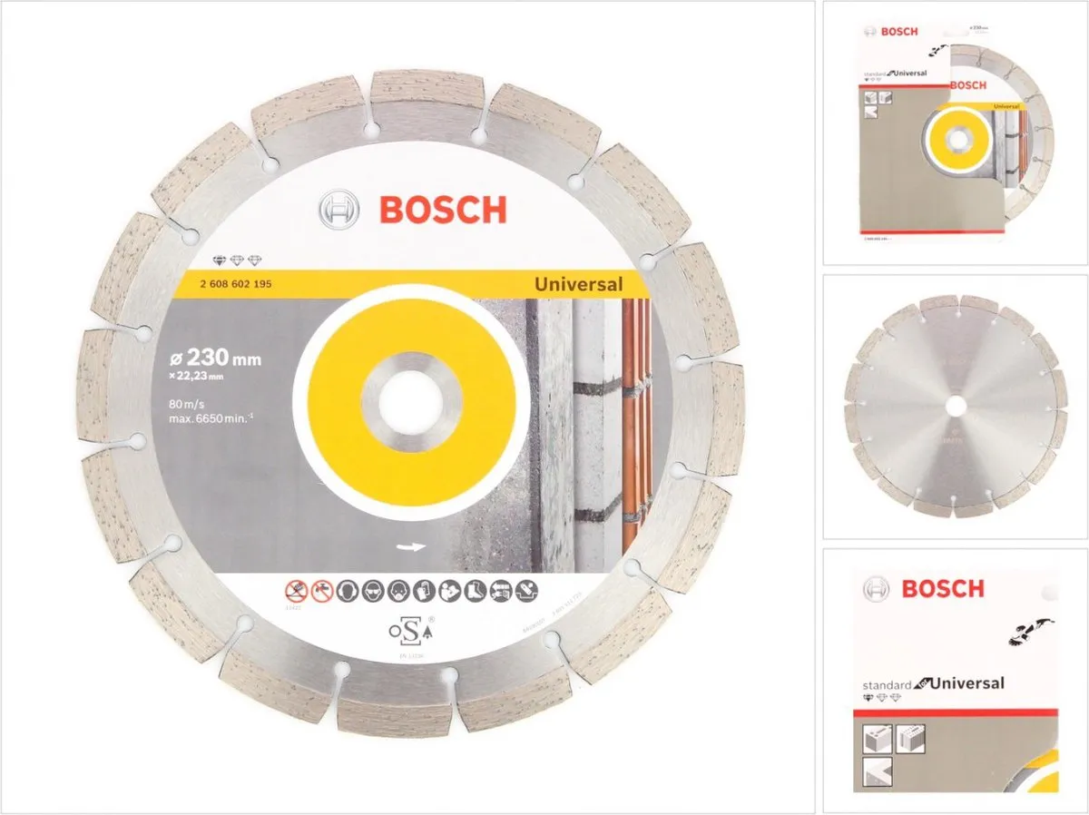 Bosch Diamantdoorslijpschijf Standard for Universal 230mm - Hout