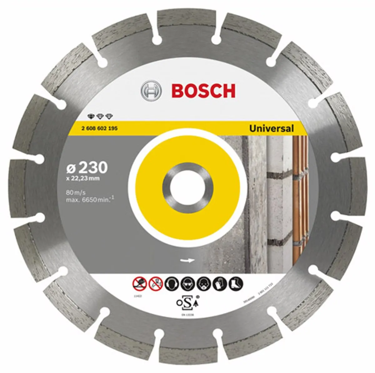 Bosch Diamantdoorslijpschijf Standard for Universal 230mm - Hout