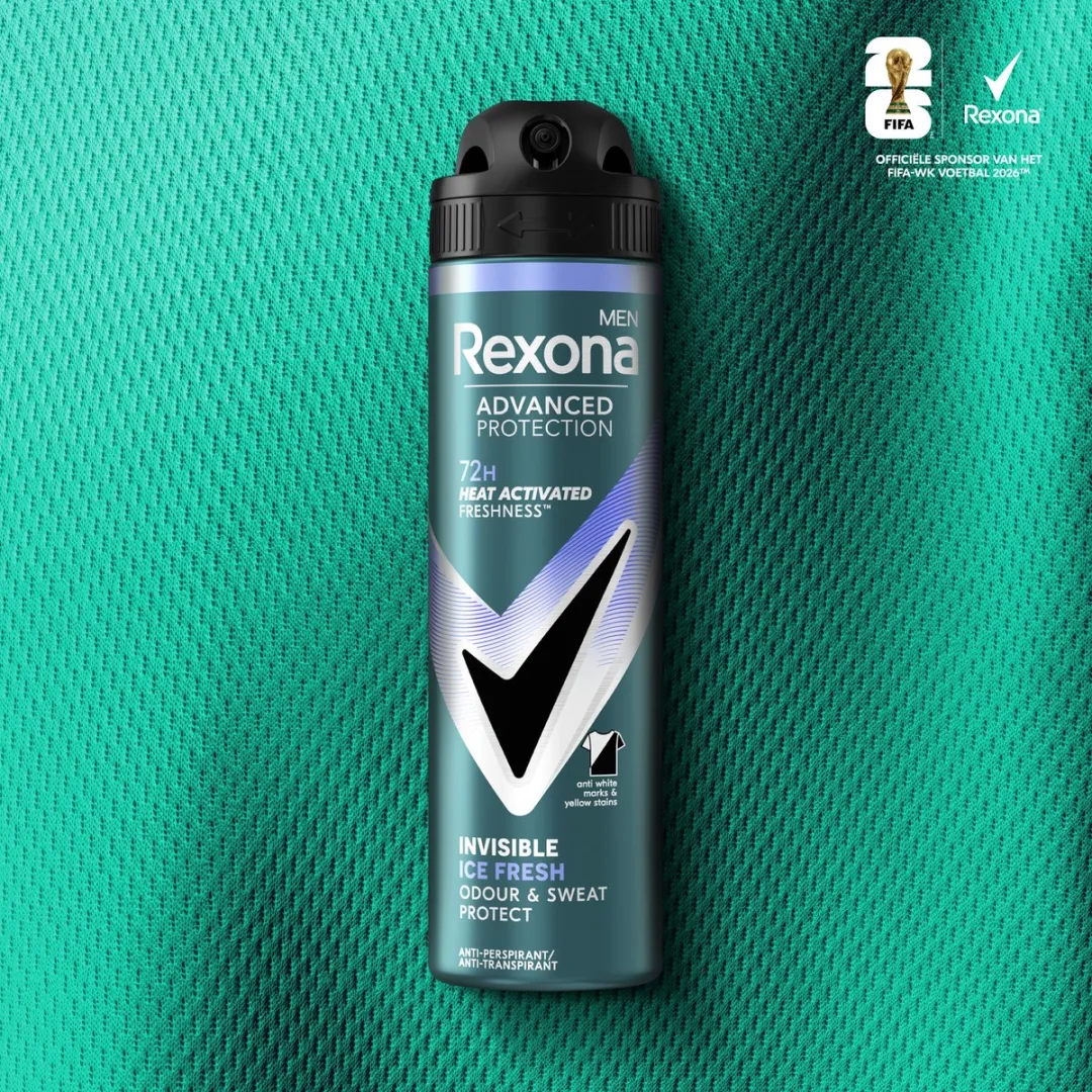 Rexona Men Invisible Ice Fresh Anti-Transpirant Spray 150ml - 6 Stuks