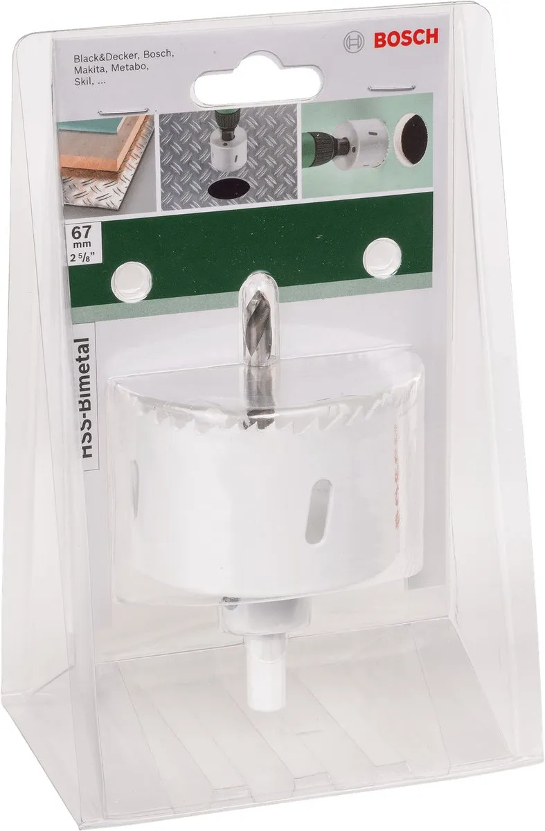 Bosch HSS-Bimetaal Gatzaag 67mm - Metaal